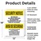 Signmission No Drugs Dealers Weapons Bilingual OSHA Security Notice Sign, Plastic, 12in W x 18in L, 2PK OS-2PACK-SN-P-1218-L-11598 - alternate 6